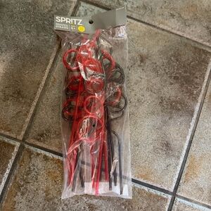 12ct Squiggle Straws Black & Red 
- by Spritz a Target Brand 
New Retail $4.25